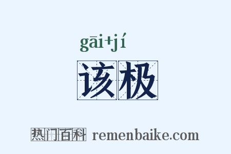 该极是什么意思的图片